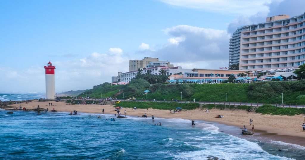 Beach in Umhlanga South Africa