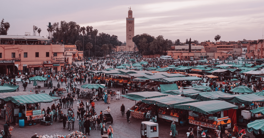 MARRAKESH THE CITY OF LUXURY AND FOURTH LARGEST CITY IN THE KINGDOM OF MOROCCO