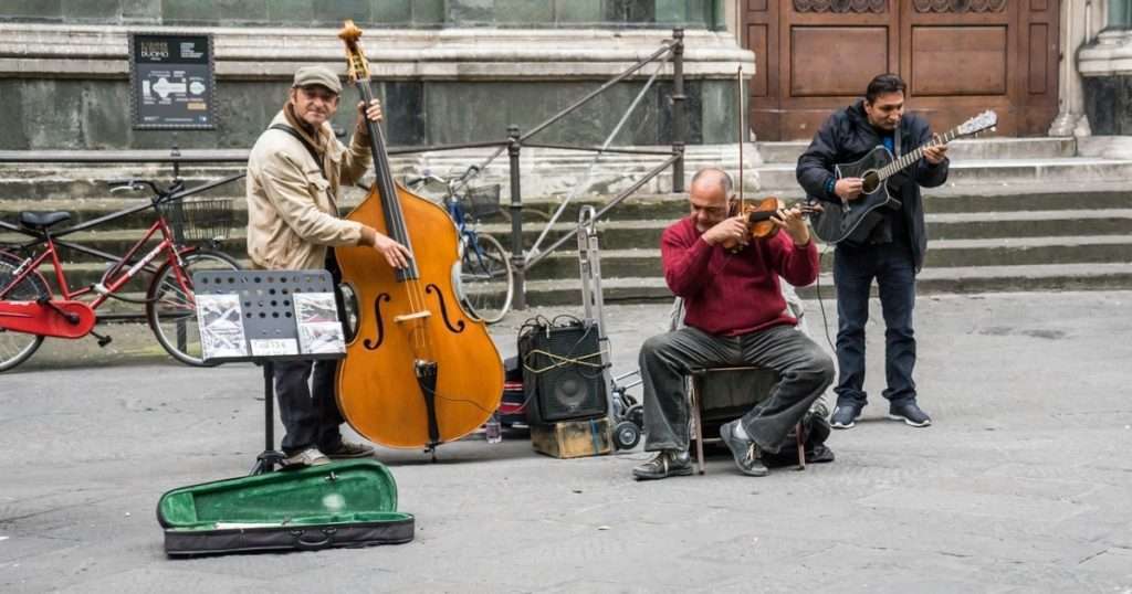 Florence street italy musicians