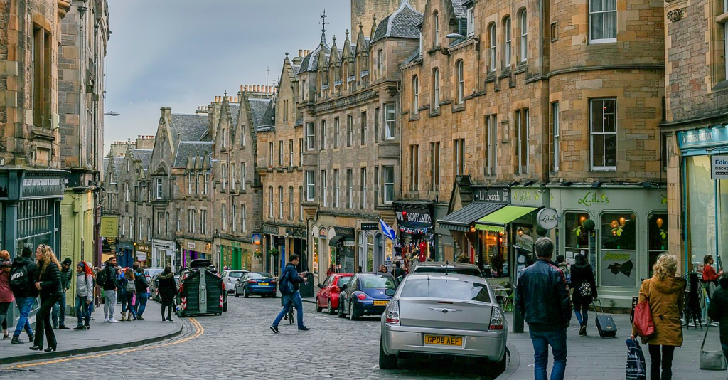 Edinburgh castle,